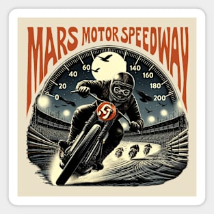 Mars Motor Speedway (B26) Magnet